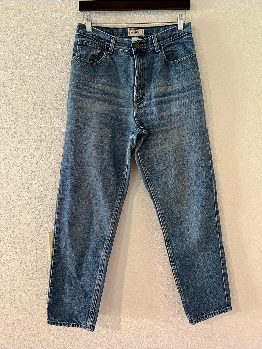 Vintage L.L. Bean Straight Leg Blue Denim Jeans